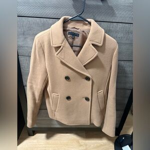 Women's Tan Peacoat
